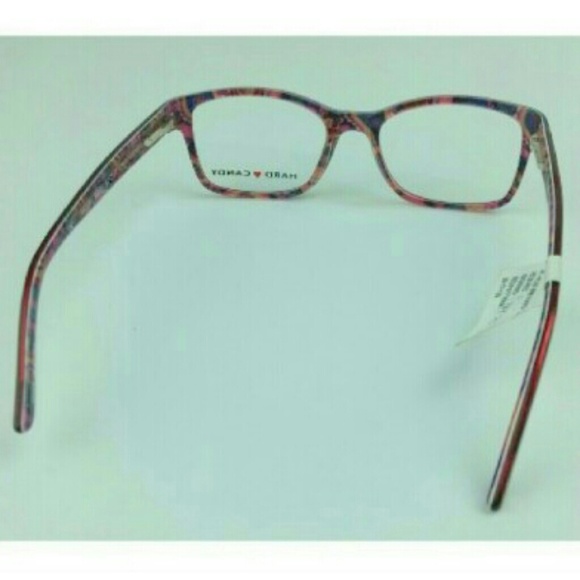 Hard Candy Accessories Hard Candy Hc28 Red Pattern Eyeglasses For